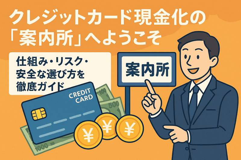 クレジットカード現金化の「案内所」へようこそ：仕組み・リスク・安全な選び方を徹底ガイド