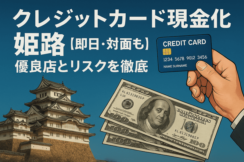 クレジットカード現金化 姫路【即日・対面も】優良店とリスクを徹底解説