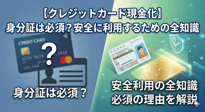 [クレジットカード現金化]身分証は必須？安全に利用するための全知識