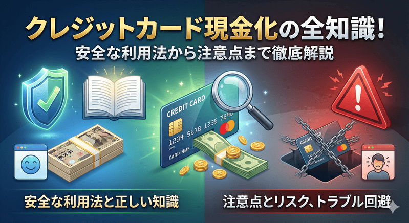 クレジットカード現金化の全知識！安全な利用法から注意点まで徹底解説